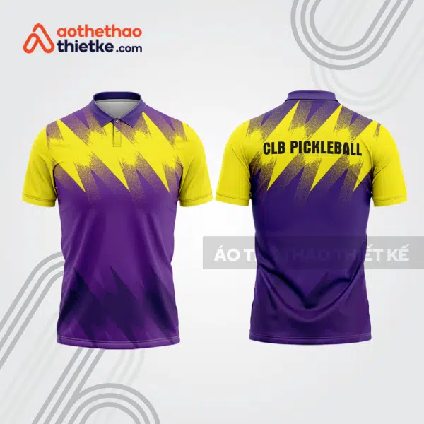 Mẫu thiết kế áo polo đồng phục thi đấu pickleball pla1194