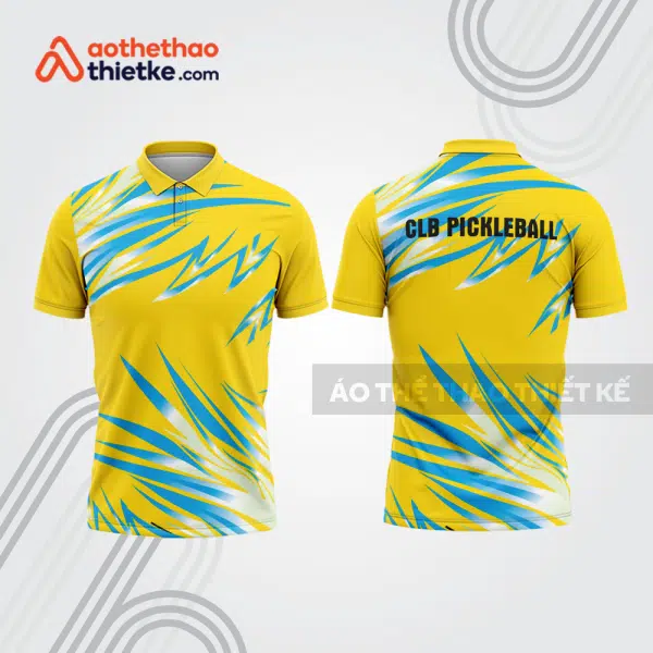 Mẫu thiết kế áo polo đồng phục thi đấu pickleball pla1200
