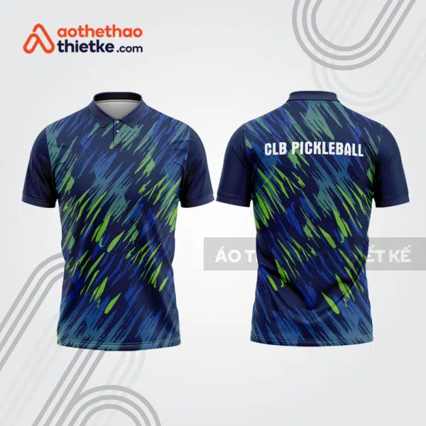 Mẫu thiết kế áo polo đồng phục thi đấu pickleball pla1203