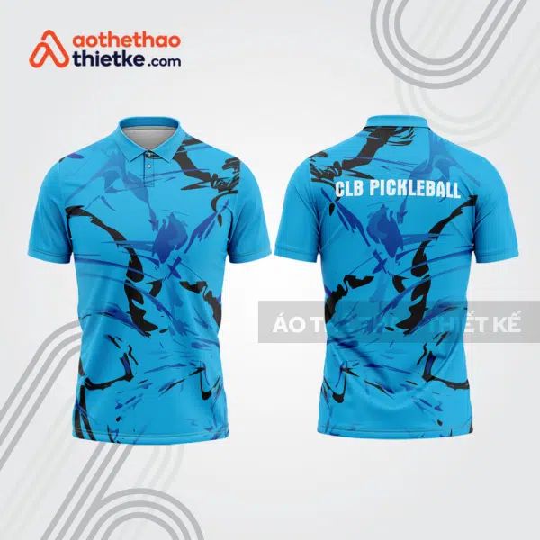 Mẫu thiết kế áo polo đồng phục thi đấu pickleball pla1204