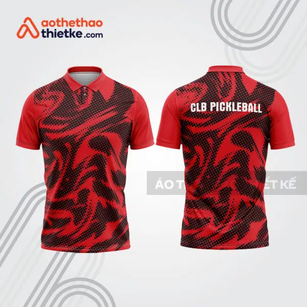 Mẫu thiết kế áo polo đồng phục thi đấu pickleball pla1210