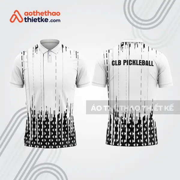 Mẫu thiết kế áo polo đồng phục thi đấu pickleball pla1211
