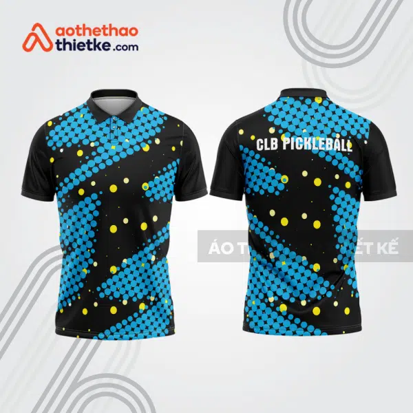 Mẫu thiết kế áo polo đồng phục thi đấu pickleball pla1213