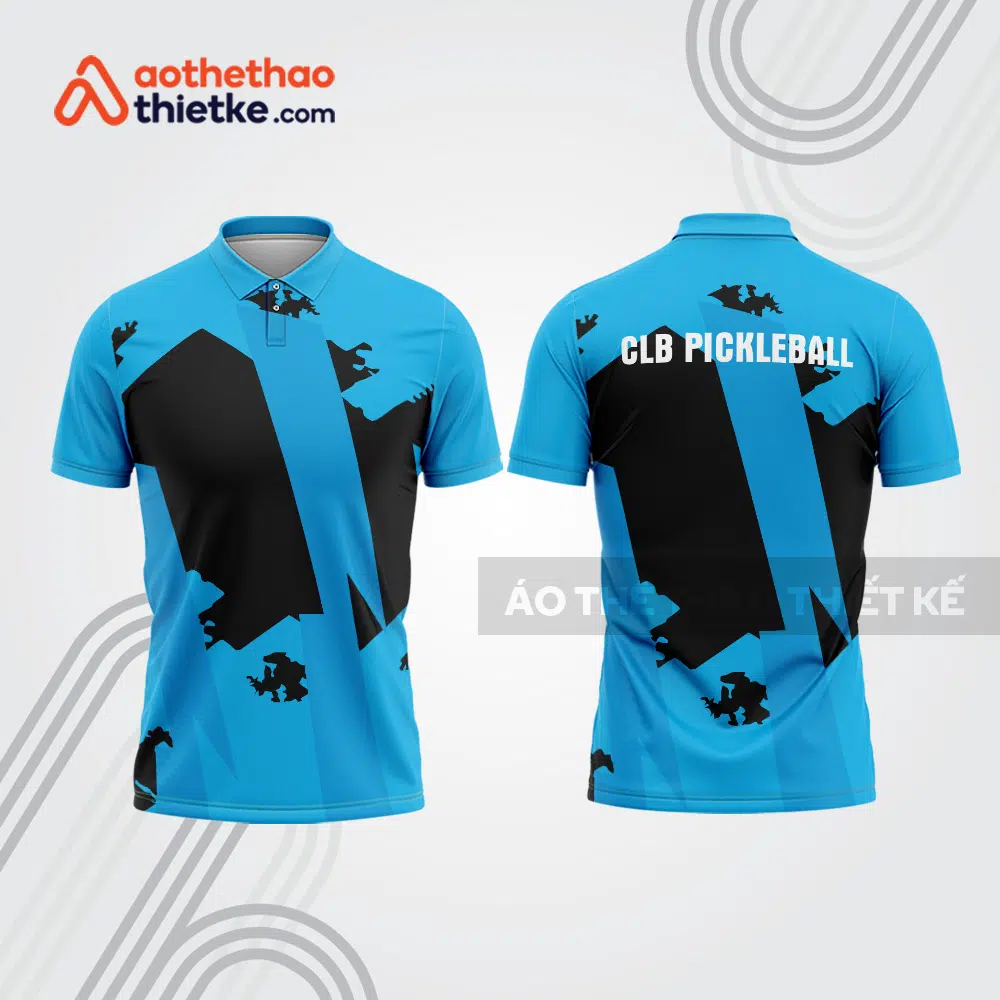 Mẫu thiết kế áo polo đồng phục thi đấu pickleball pla1216