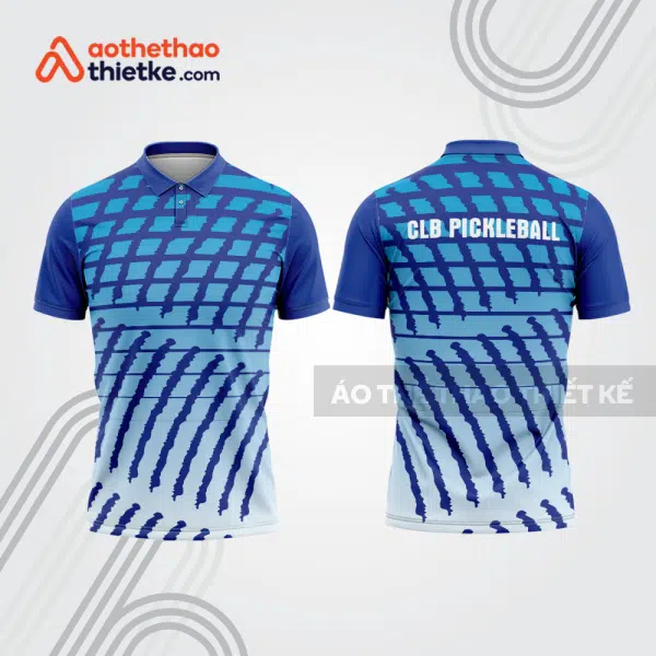 Mẫu thiết kế áo polo đồng phục thi đấu pickleball pla1219