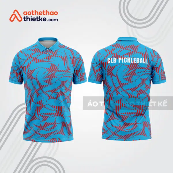 Mẫu thiết kế áo polo đồng phục thi đấu pickleball pla1223