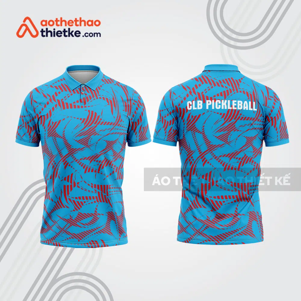 Mẫu thiết kế áo polo đồng phục thi đấu pickleball pla1223