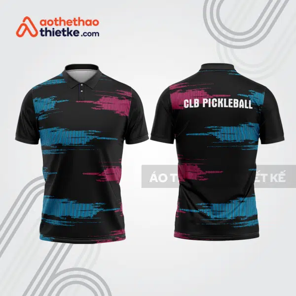 Mẫu thiết kế áo polo đồng phục thi đấu pickleball pla1224