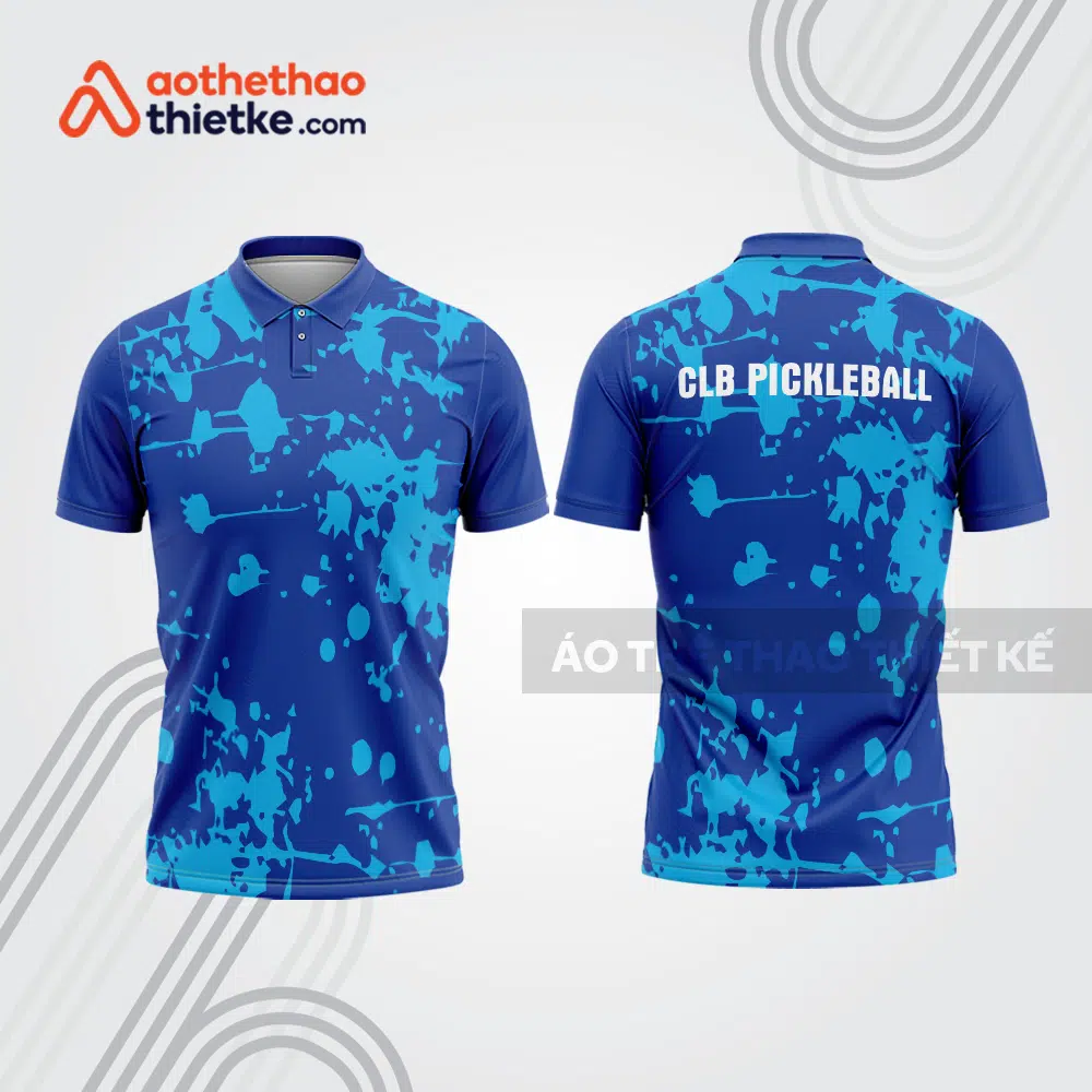 Mẫu thiết kế áo polo đồng phục thi đấu pickleball pla1225