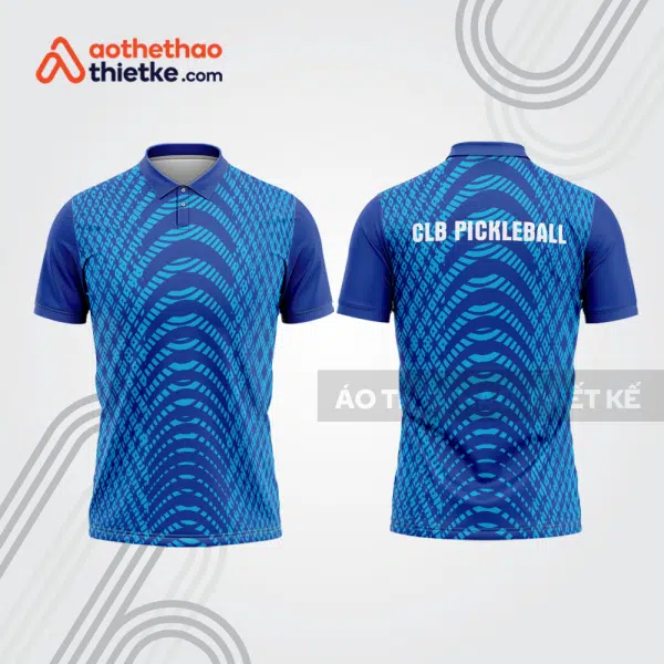 Mẫu thiết kế áo polo đồng phục thi đấu pickleball pla1226