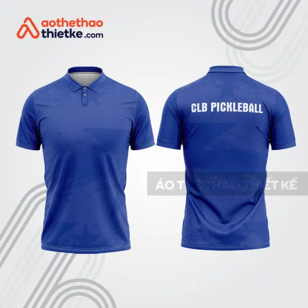 Mẫu thiết kế áo polo đồng phục thi đấu pickleball pla1227
