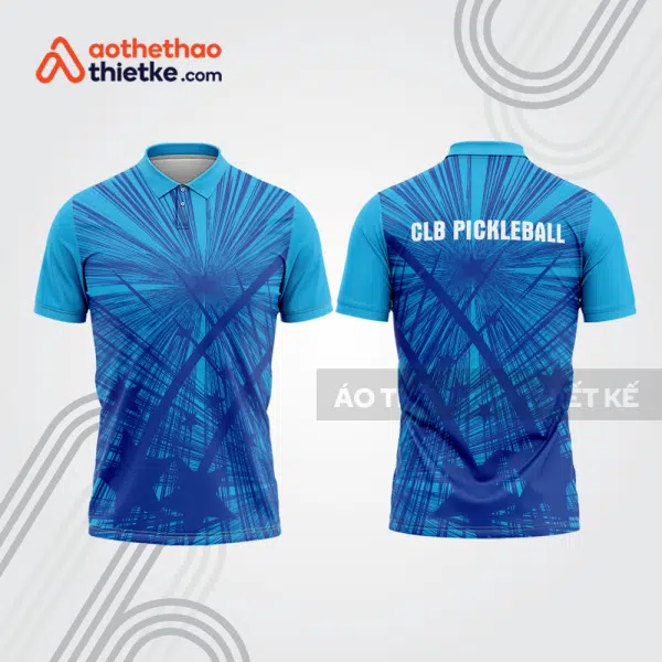 Mẫu thiết kế áo polo đồng phục thi đấu pickleball pla1231