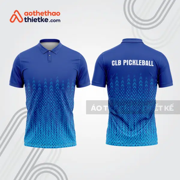 Mẫu thiết kế áo polo đồng phục thi đấu pickleball pla1233