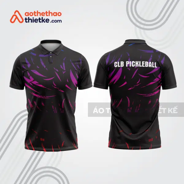 Mẫu thiết kế áo polo đồng phục thi đấu pickleball pla1235