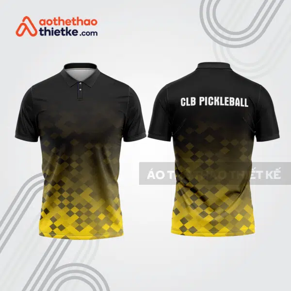 Mẫu thiết kế áo polo đồng phục thi đấu pickleball pla1241