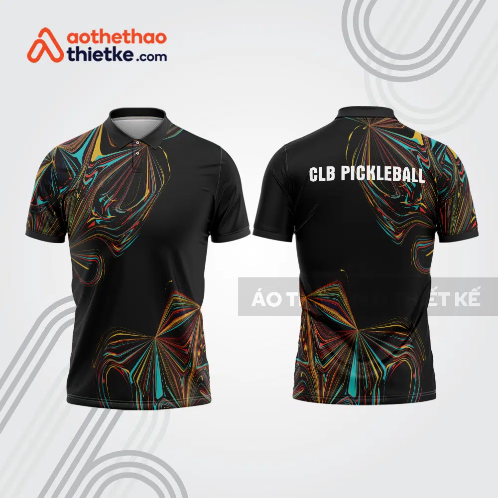 Mẫu thiết kế áo polo đồng phục thi đấu pickleball pla1244