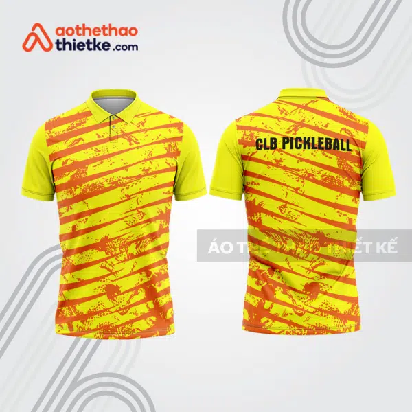 Mẫu thiết kế áo polo đồng phục thi đấu pickleball pla1245