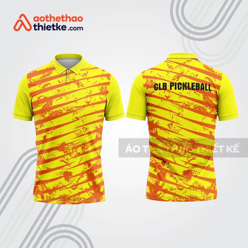Mẫu thiết kế áo polo đồng phục thi đấu pickleball pla1245