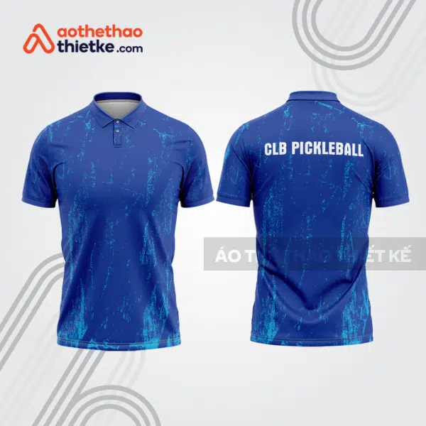 Mẫu thiết kế áo polo đồng phục thi đấu pickleball pla1246