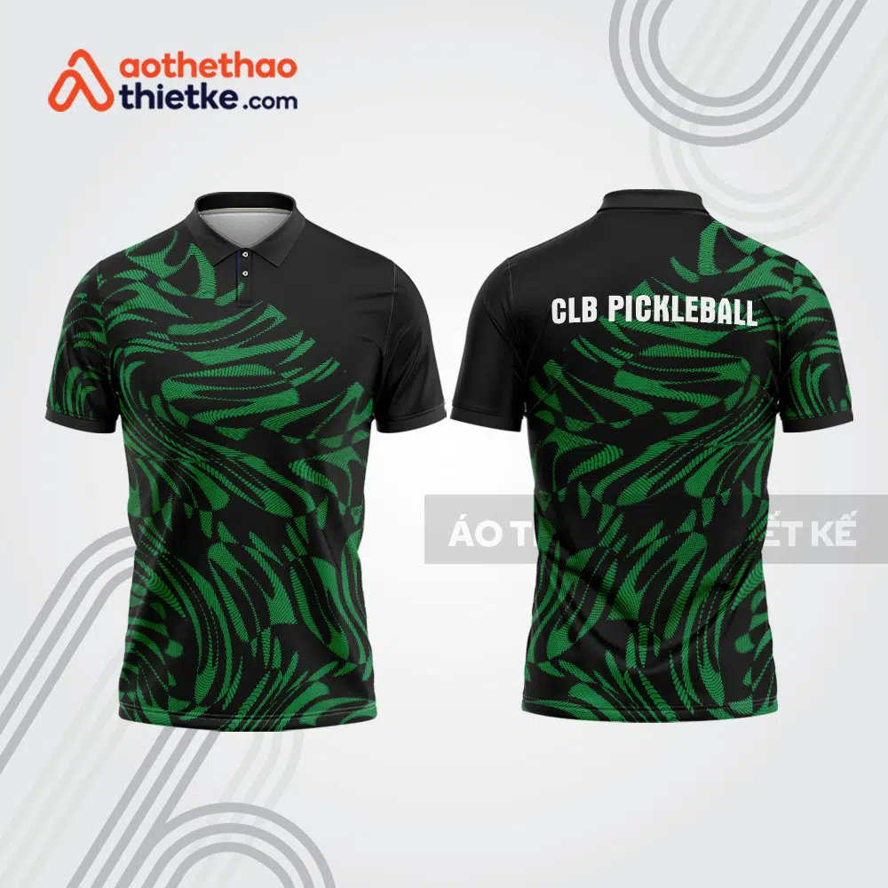 Mẫu thiết kế áo polo đồng phục thi đấu pickleball pla1258
