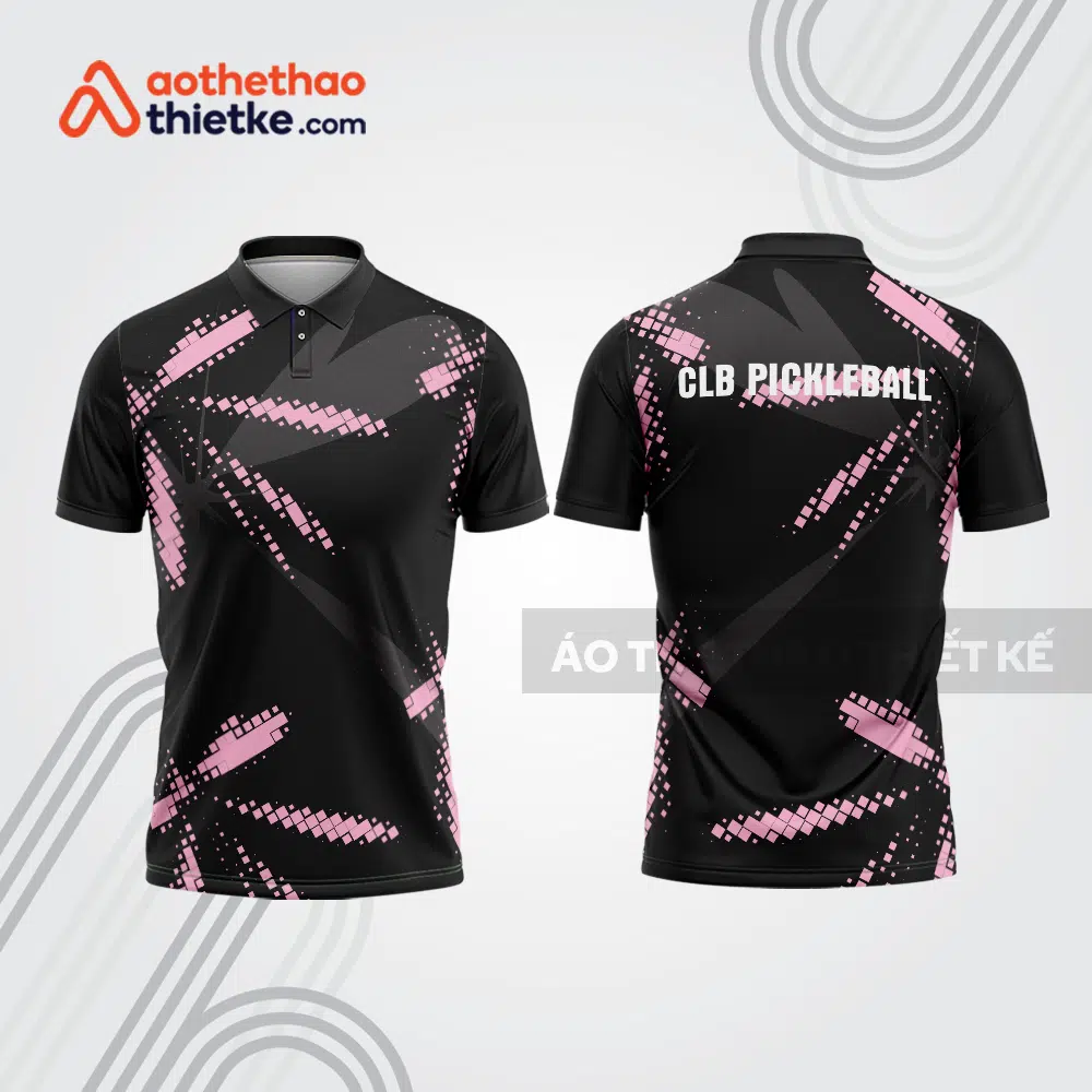 Mẫu thiết kế áo polo đồng phục thi đấu pickleball pla1262