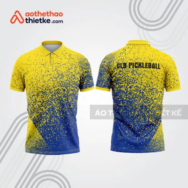 Mẫu thiết kế áo polo đồng phục thi đấu pickleball pla1263
