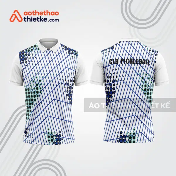 Mẫu thiết kế áo polo đồng phục thi đấu pickleball pla1271