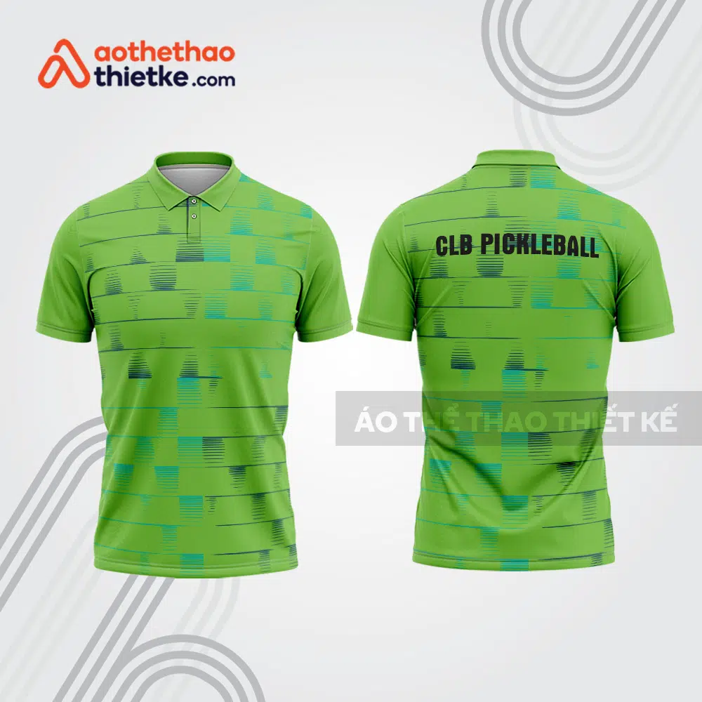 Mẫu thiết kế áo polo đồng phục thi đấu pickleball pla1272