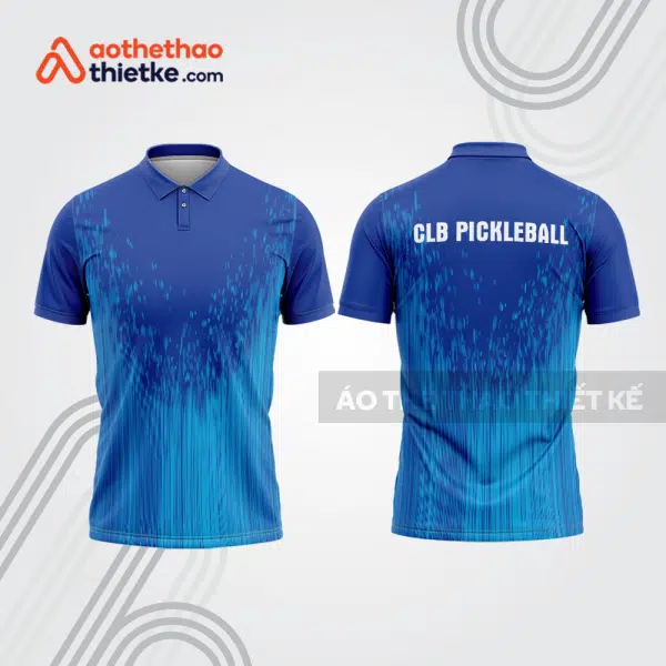 Mẫu thiết kế áo polo đồng phục thi đấu pickleball pla1276