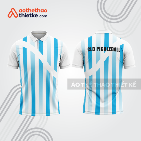 Mẫu thiết kế áo polo đồng phục thi đấu pickleball pla1277