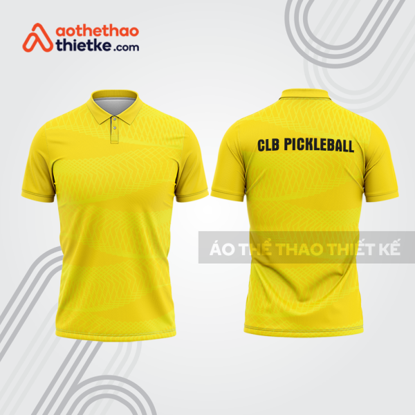 Mẫu thiết kế áo polo đồng phục thi đấu pickleball pla1278