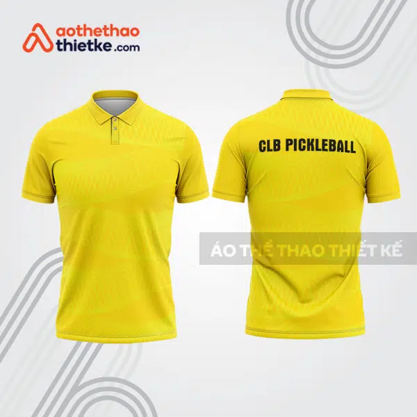 Mẫu thiết kế áo polo đồng phục thi đấu pickleball pla1278