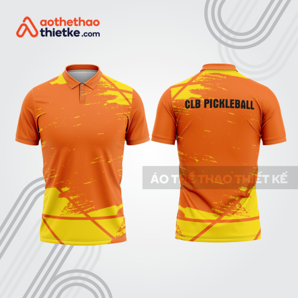 Mẫu thiết kế áo polo đồng phục thi đấu pickleball pla1283