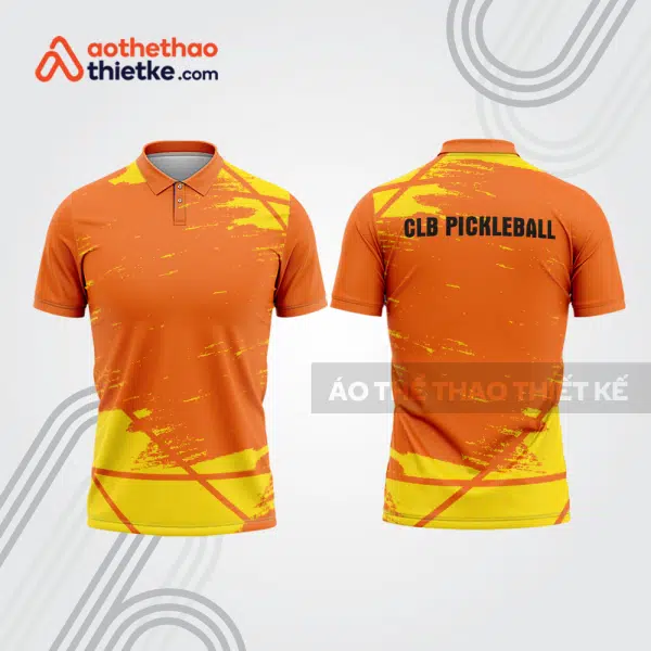 Mẫu thiết kế áo polo đồng phục thi đấu pickleball pla1283
