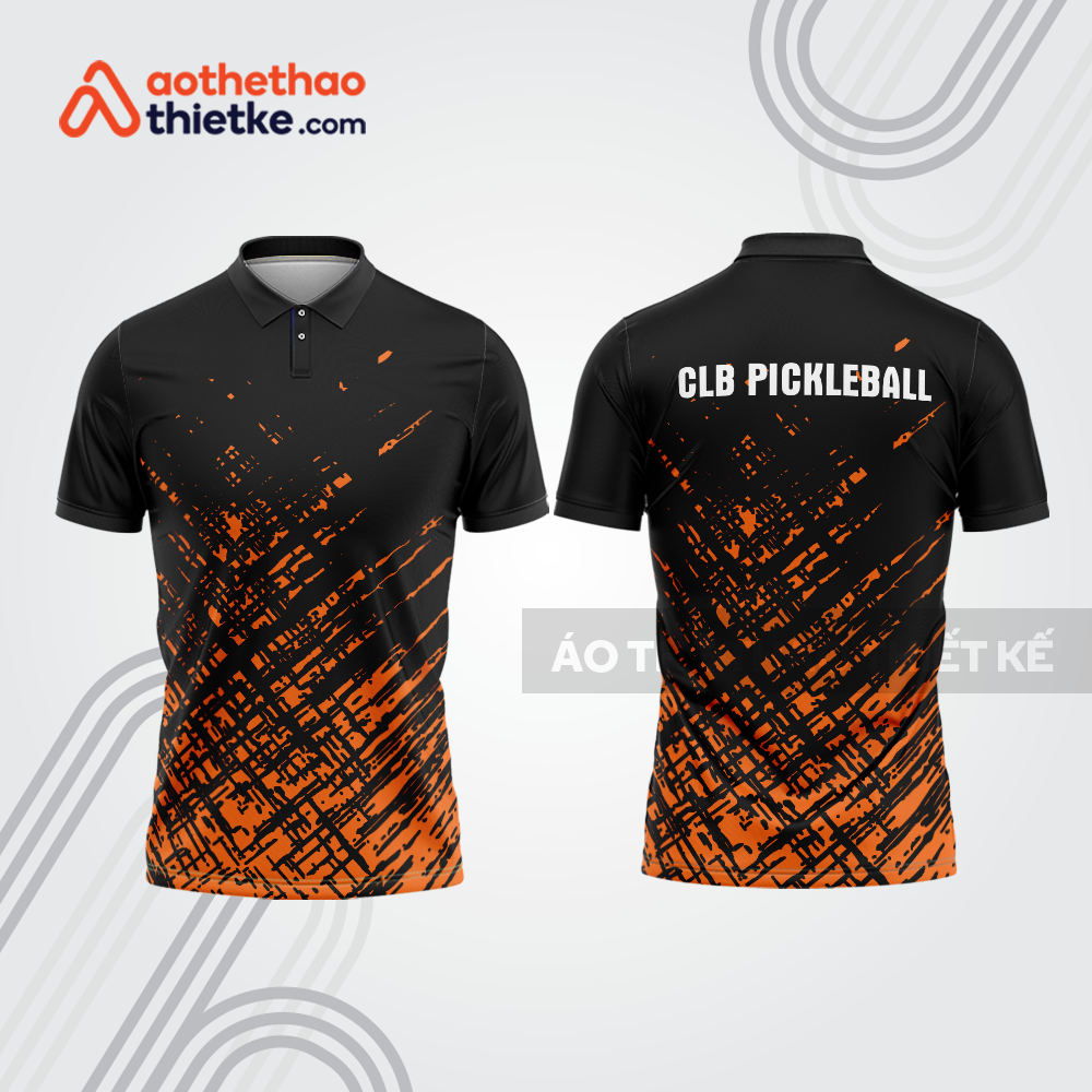 Mẫu thiết kế áo polo đồng phục thi đấu pickleball pla1287