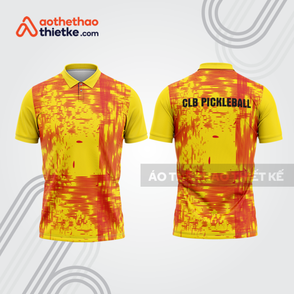 Mẫu thiết kế áo polo đồng phục thi đấu pickleball pla1293
