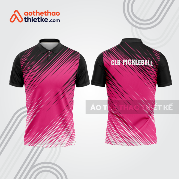 Mẫu thiết kế áo polo đồng phục thi đấu pickleball pla1299