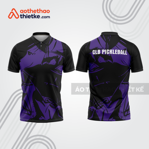 Mẫu thiết kế áo polo đồng phục thi đấu pickleball pla1301