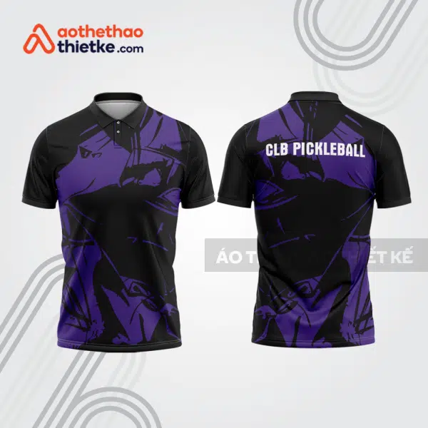 Mẫu thiết kế áo polo đồng phục thi đấu pickleball pla1301