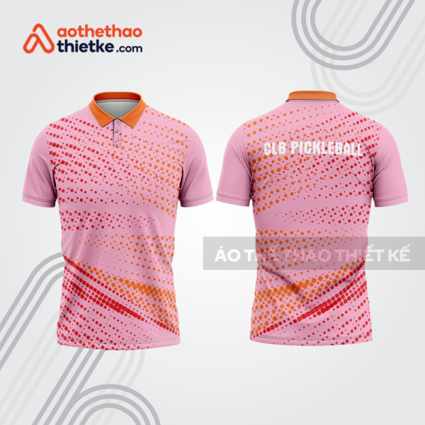Mẫu thiết kế áo polo đồng phục thi đấu pickleball pla1304