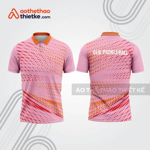 Mẫu thiết kế áo polo đồng phục thi đấu pickleball pla1304