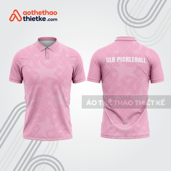 Mẫu thiết kế áo polo đồng phục thi đấu pickleball pla1306