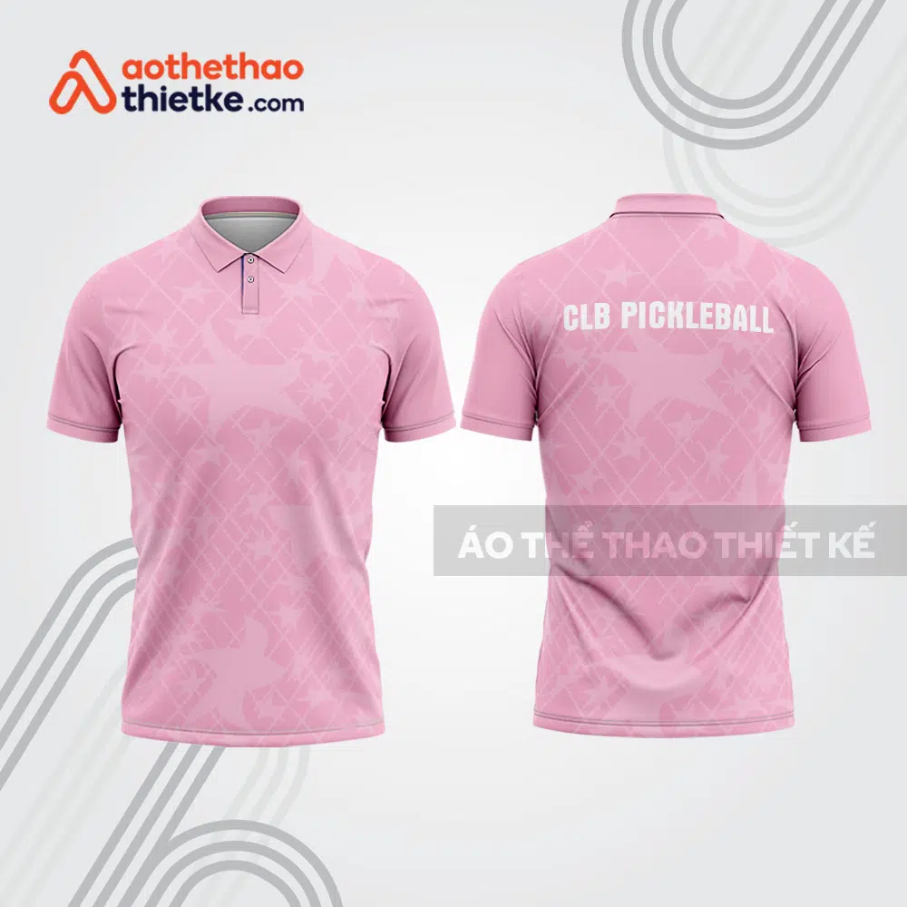 Mẫu thiết kế áo polo đồng phục thi đấu pickleball pla1306