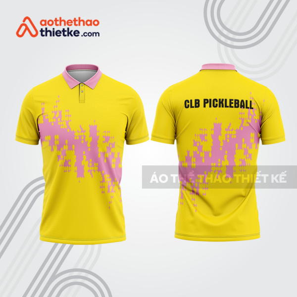 Mẫu thiết kế áo polo đồng phục thi đấu pickleball pla1309
