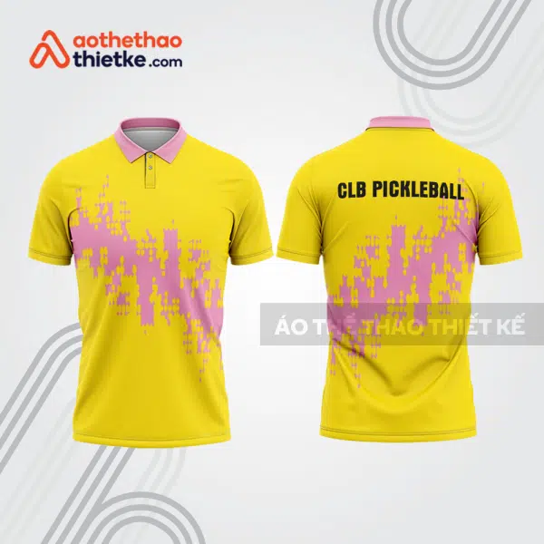 Mẫu thiết kế áo polo đồng phục thi đấu pickleball pla1309