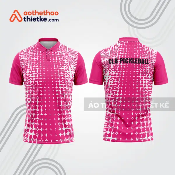 Mẫu thiết kế áo polo đồng phục thi đấu pickleball pla1310