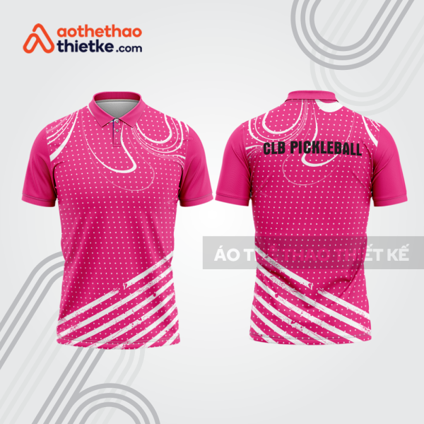 Mẫu thiết kế áo polo đồng phục thi đấu pickleball pla1311