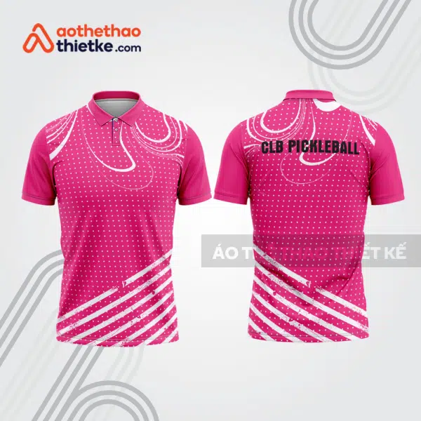 Mẫu thiết kế áo polo đồng phục thi đấu pickleball pla1311