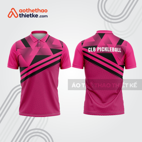 Mẫu thiết kế áo polo đồng phục thi đấu pickleball pla1312