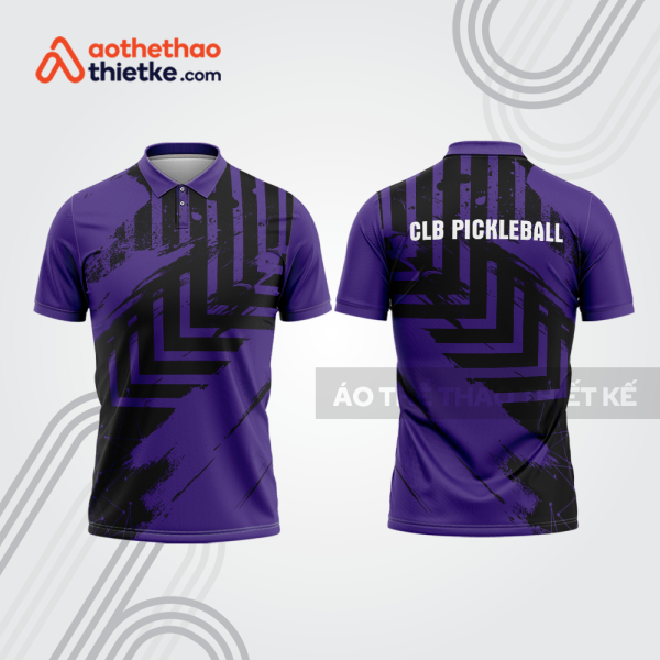 Mẫu thiết kế áo polo đồng phục thi đấu pickleball pla1316